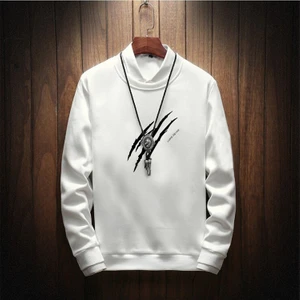 Oversize Sweatshirt Pençe  Beyaz 3 Iplik