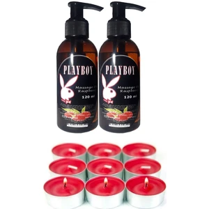 Aromaterapi Yenilebilir Ahududu Aromalı 2 Adet Vücut Masaj Yağı 120ml + Mum  Li