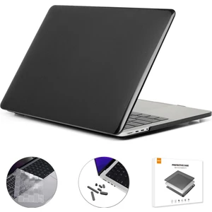 Ab Versiyonu 3'ü 1 Arada Kristal Dizüstü Bilgisayar Kapağı MacBook A2485 Için Set Siyah (Yurt Dışından)