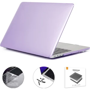 Ab Versiyonu 3'ü 1 Arada Kristal Dizüstü Bilgisayar Kapağı MacBook A2485 Için Set Mor (Yurt Dışından)