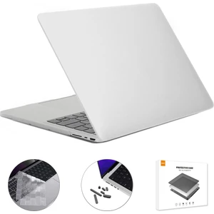MacBook A2442 Için Ab Sürümü 3'ü 1 Arada Mat Dizüstü Bilgisayar Kapağı Seti Beyaz (Yurt Dışından)