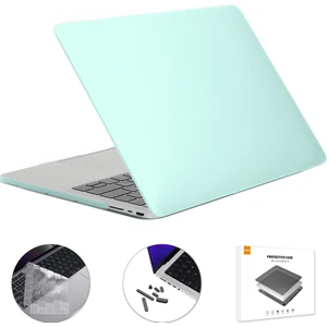 MacBook A2442 Için Ab Sürümü 3'ü 1 Arada Mat Dizüstü Bilgisayar Kapağı Seti Açık Yeşil (Yurt Dışından)