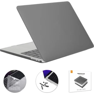 MacBook A2442 Için Ab Sürümü 3'ü 1 Arada Mat Dizüstü Bilgisayar Kapağı Seti Gri (Yurt Dışından)