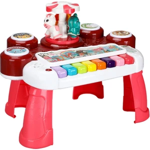 Okul Öncesi Bebek Toddlers Kırmızı Için Etkinlik Masası Eğitim Oyuncak Oyun Merkezi (Yurt Dışından)