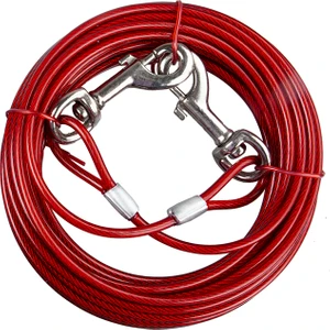 SL310 Köpek Bahçe Bağlama Çelik Halat 5MMX10M