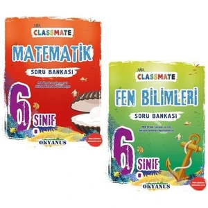 Okyanus Yayınları 6. Sınıf Matematik Fen Bilimleri Classmate Soru Bankası Seti Yeni 2022