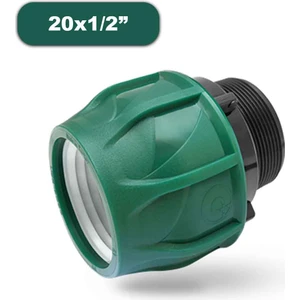 Kablin Erkek Adaptör 20X1/2" Sulama Borusu Bağlantı Malzemesi