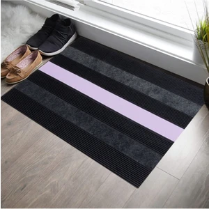 Valery Home Retro Çizgili Exclusive Paspas Islaklık, Toz ve Çamur Tutucu Çizgili Paspas 1