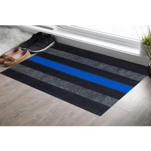 Valery Home Retro Çizgili Exclusive Paspas Islaklık, Toz ve Çamur Tutucu Çizgili Paspas 1