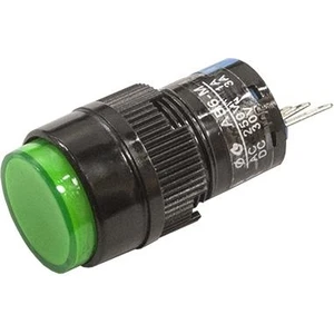 Ab6-M 16MM 24V Yeşil Yaylı Buton
