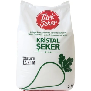 Türk Şeker Kristal Toz Şeker 5 kg