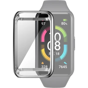 Puluzpuluz Huawei Band 6 / 6 Pro / Honor Band 6 Için Tpu Kılıf Gümüş Rengi (Yurt Dışından)