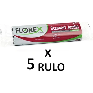 Standart Jumbo Boy ( 80X110 cm ) Siyah Çöp Poşeti 5 Rulo 10*5=50 Adet