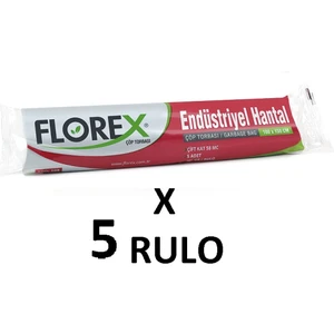 Standart Endüstriyel Hantal ( 100X150 cm ) Siyah Çöp Poşeti 5 Rulo 5*5=25 Adet