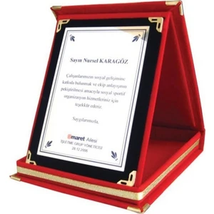 Sevimli Hediye Kişiye Özel Orta Boy Plaket