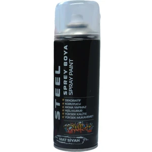 Mat Siyah Sprey Boya 200 ml