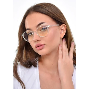 Unisex Şeffaf Güneş Gözlüğü Roudn-Şeffaf