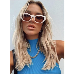 Unisex Güneş Gözlüğü Bej Bej-Sekzgn