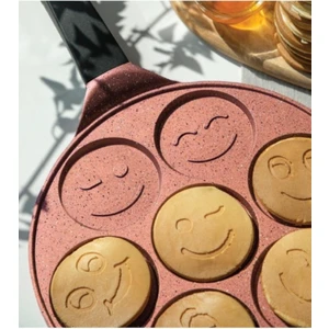 Döküm Smile Krep Pankek Tavası Rosegold 27CM