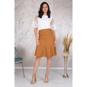 Apsen kadın Mevsimlik Parçalı kloş Midi Etek 1896/63