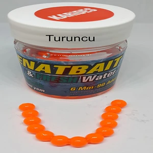 Sr Sazanrig  Renat Carp Renatbait Deniz ve Tatlı Su Levrek Çupra Alabalık Silikon Yem Karides Kokulu 6 mm (90 Adet)