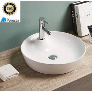 Gökceada Oval Tezgah Üstü Çanak Lavabo