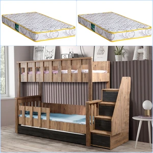 Ranza Diva Mdf Profil Diva Ayrılabilir Yavrulu Ranza + 2 Adet Comfort Yatak