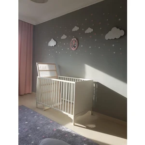 Işıklı Toplar Dükkanı Dekoratif Ahşap Çocuk Odası Ledli Gece Lambası