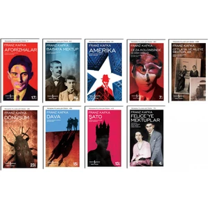 Dava- Şato - Amerika - Dönüşüm - Aforizmalar - Franz Kafka - 9 Kitap Set