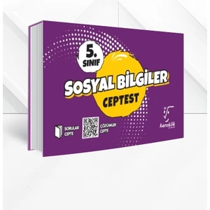 Karekök Yayıncılık 5. Sınıf Cep Test Sosyal Bilgiler - Karekök Yayıncılık