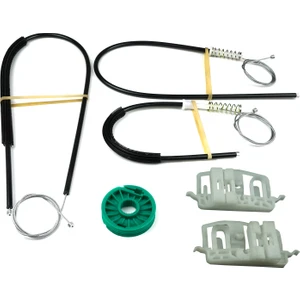 Ford Fiesta MK5 JD JH 2002–2008 Coupe 2/3 Kapı 2S51B23200 İçin Sağ veya Sol Kapı Cam Kriko Seti