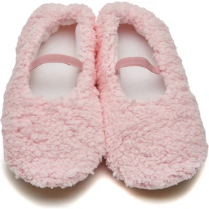 First Step Suni Yünlü Peluş Pembe Anne Terlik ve Bebek Panduf (Terlik ve Panduf Ayrı Satılmaktadır.)