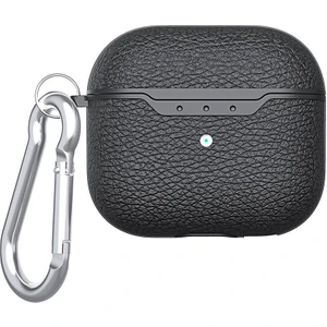 Airpods 3. Nesil Uyumlu Kılıf Silikon Kulaklık Kılıfı Deri Görünümlü Tasarım