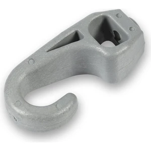 Branda Marketim Plastik Lastik Kancası Gri-10 Adet