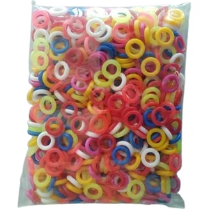 Cosar Güvercin Simit 1000 Adet Karışık Renkli Güvercin Klips