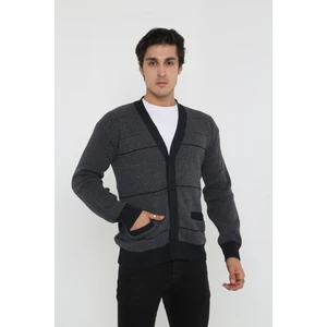 KMK Kombin Baba Süper Battal Triko Dügmeli Örme Hırka & Kazak