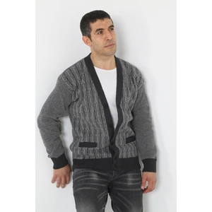 KMK Kombin Baba Süper Battal Triko Dügmeli Örme Hırka & Kazak