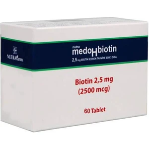 Medohbiotin Biotin 2,5mg 60 Tablet