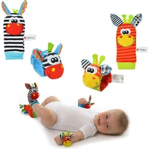 Sozzy Toys Sozzy Oyuncaklı Çıngıraklı Çorap/patik ve El Bilekliği