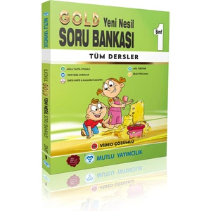Mutlu Yayıncılık 1. Sınıf Gold Yeni Nesil Tüm Dersler Soru Bankası