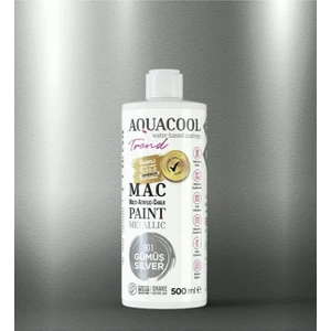 M.a.c Su Bazlı Akrilik Metalik Boya 901 - Gümüş 500 ml