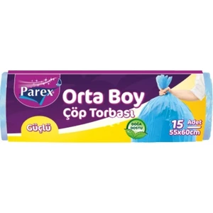Güçlü Çöp Torbası Orta Boy 15 Li