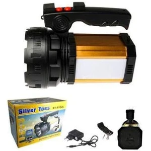 Silver Toss ST-8100L 25W Şarj Edilebilir Ledli El Feneri USB Çıkışlı Çift Yönlü