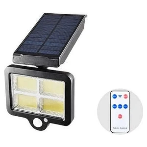 Silver Toss Solar Lamba 140 LED 4 Bölmeli Sensörlü Güneş Enerjili