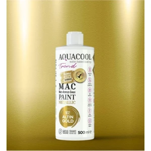 M.a.c  Su Bazlı Akrilik Metalik Boya 902 - Altın 500 ml