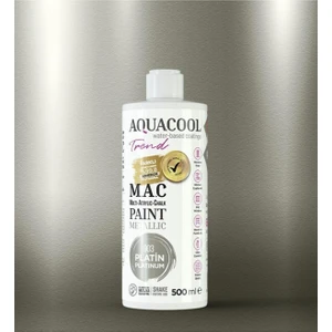 M.a.c Su Bazlı Akrilik Metalik Boya 903 - Platin 500 ml