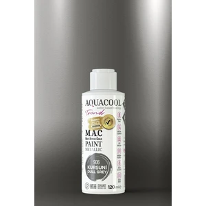 M.a.c Su Bazlı Akrilik Metalik Boya 906 Kurşuni 120 ml