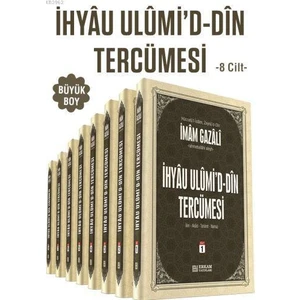 Ihya-U Ulumid'd-Din Tercümesi Büyük Boy (8 Cilt Takım) - İmam-ı Gazali
