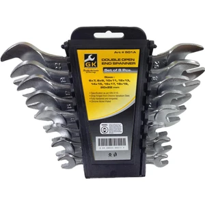 Sinerji Shop Solid Gk Tools 8 Parça Açık Ağız Anahtar Takımı