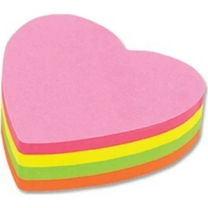 Noki Memo Kalp Şekilli 5 Renk 80 Sayfa